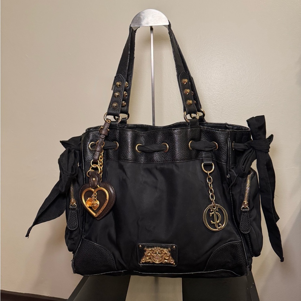 Juicy Couture Daydreamer Bag - Y2K Tote Purse with Bag Charm